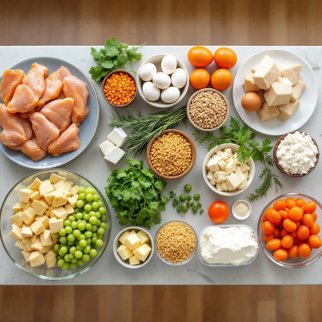 20 aliments riches en protéines (animaux et végétaux)